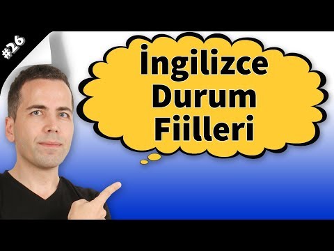 İngilizce Durum Fiilleri Konu Anlatımı #26