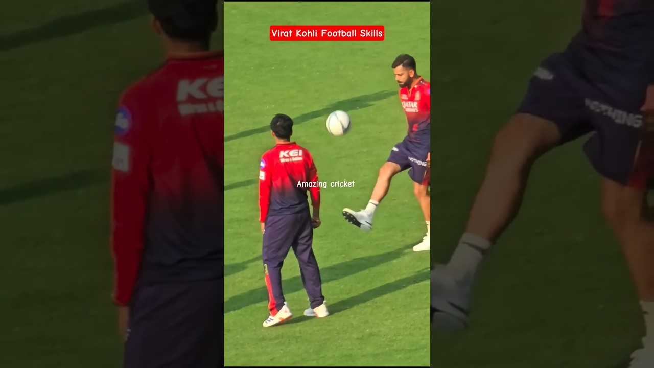 Virat Kohli football skills #shorts #viratkohli #rcb #ipl
