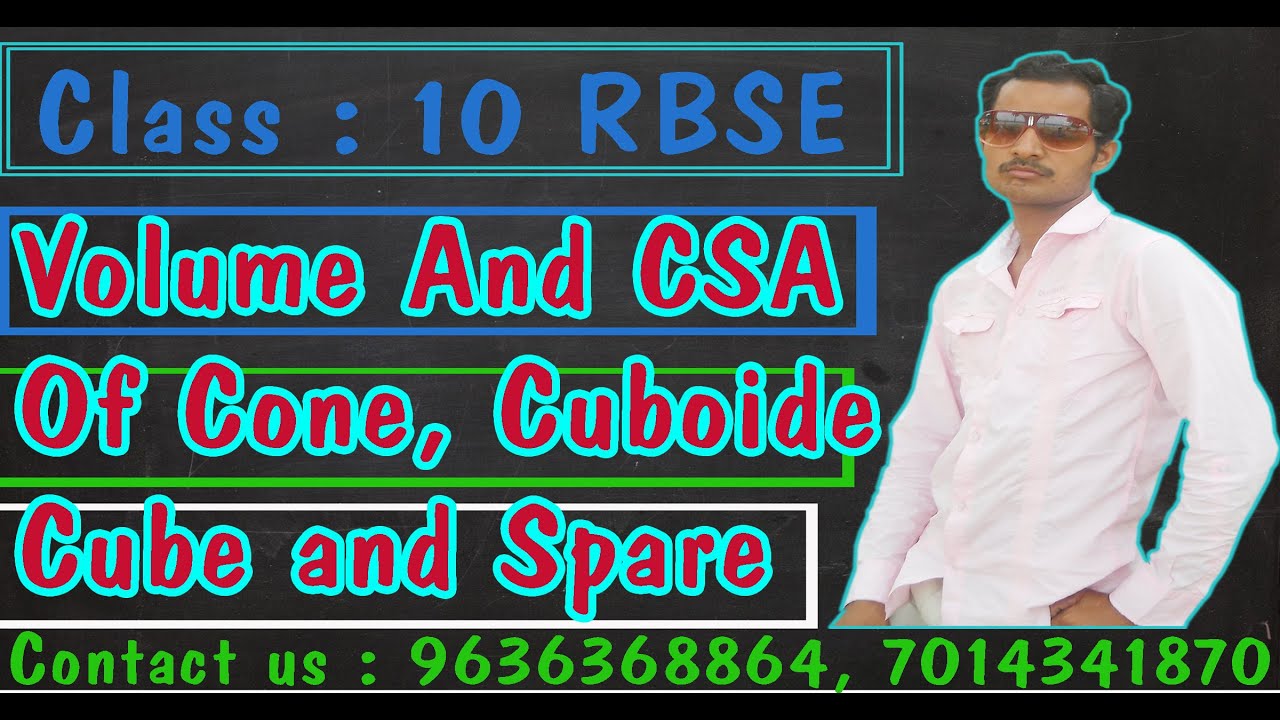 csa lsa of cuboide, cube and cylinder and Volume class 9 and 10 Maths (Hindi + English) cube movie