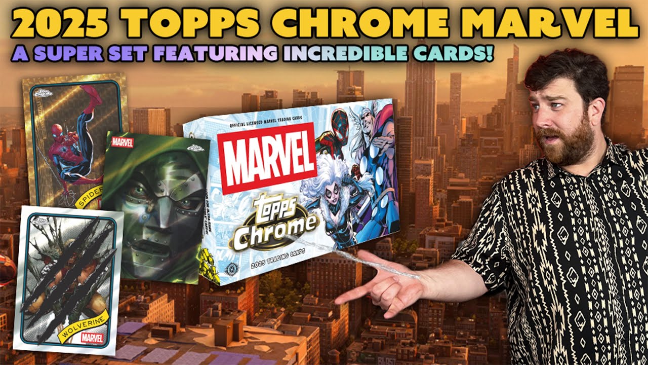 INSANE RED ADAMANTIUM CLAWED CHROME HIT! | 2025 Topps Chrome