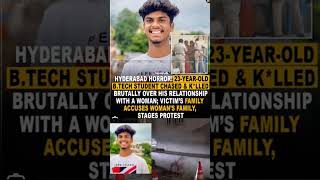 Hyderabad B-Tech student murder case #justiceforyavan #btechstudentmurder #hyd