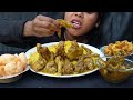 Maggi Eating Video/Indian Street Food Eating Mukbang/Spicy ChickenCurry &amp; Maggi Eating/ChickenCurry
