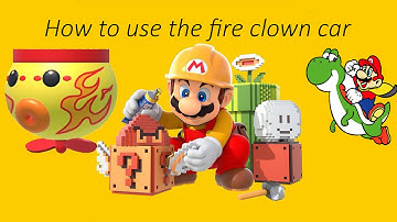 Mario Maker Quick Tips - How to Use The Fire Clown Car