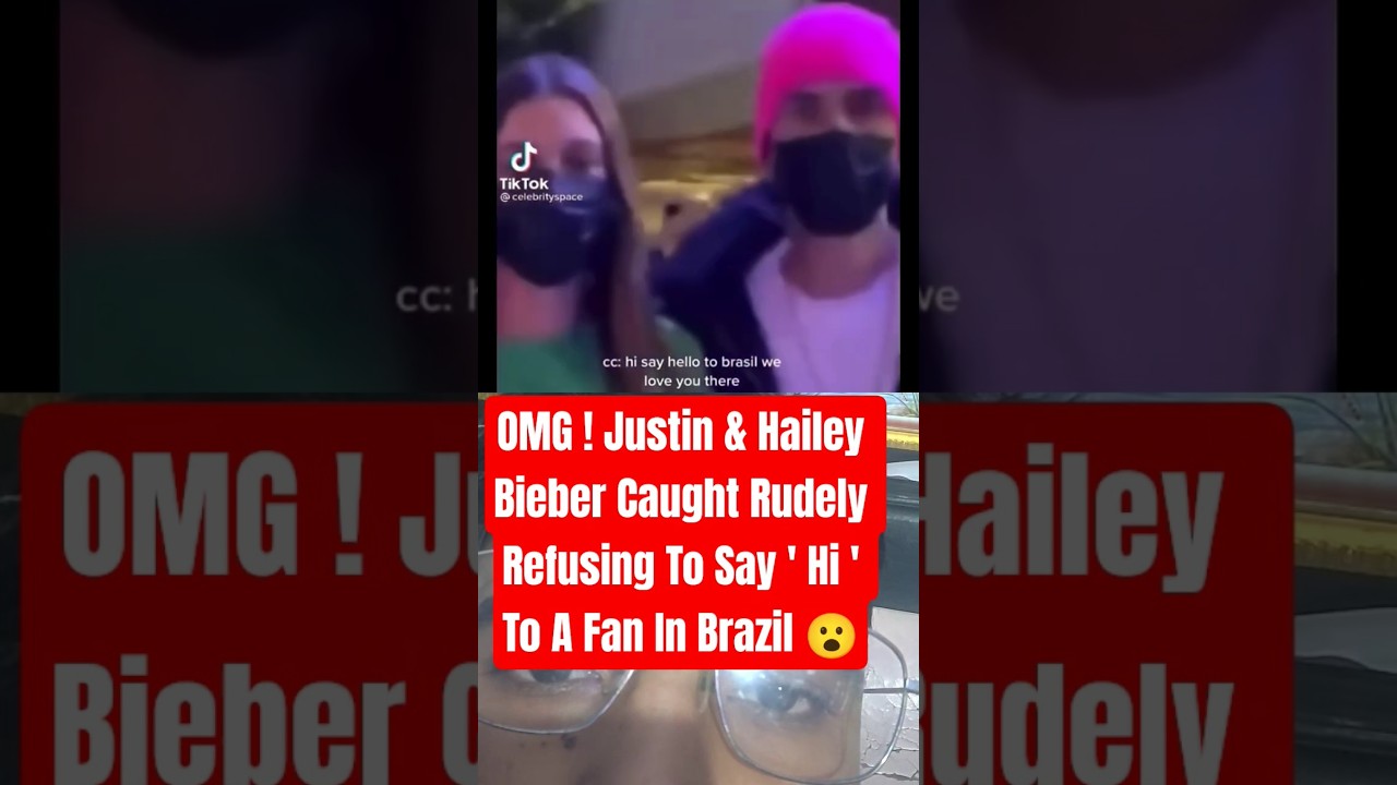Did Justin & Hailey Bieber Ignore a Fan in Brazil? 😮 | Viral Clip Sparks Debate