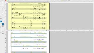 SmartScore 64 Voice-splitting tool