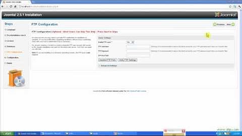 How to Install Joomla 2.5 -- User Guide to Install Joomla 2.5 -- Install Joomla 2.5 on Localhost