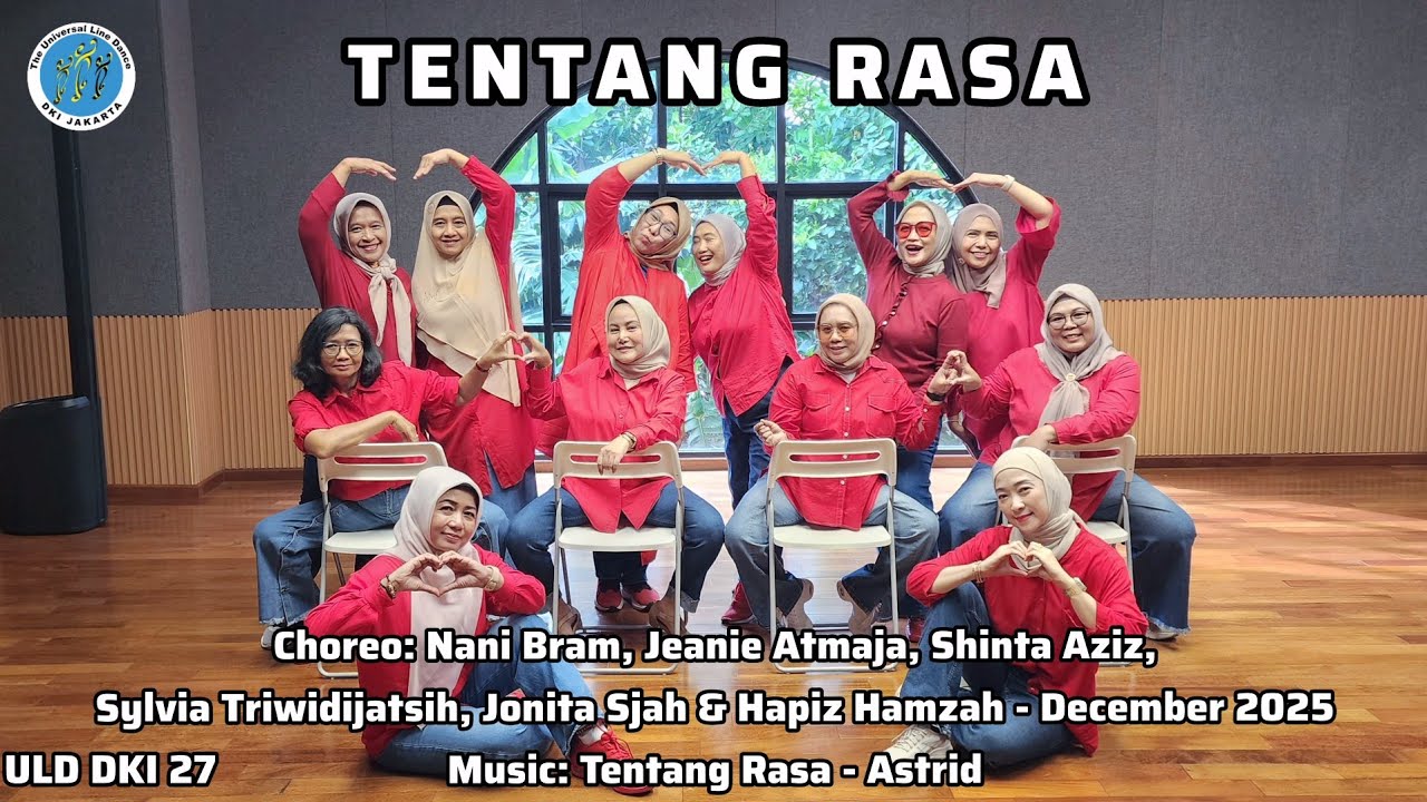 TENTANG RASA - Line Dance || Nani Bram, Jeanie A, Shinta Aziz, Sylvia T, Jonita & Hamzah - Dec 2025