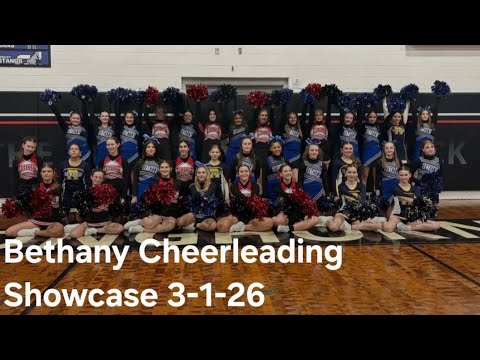 Bethany Middle School Cheerleading Showcase 3-1-26 #cheerleading #basketball 