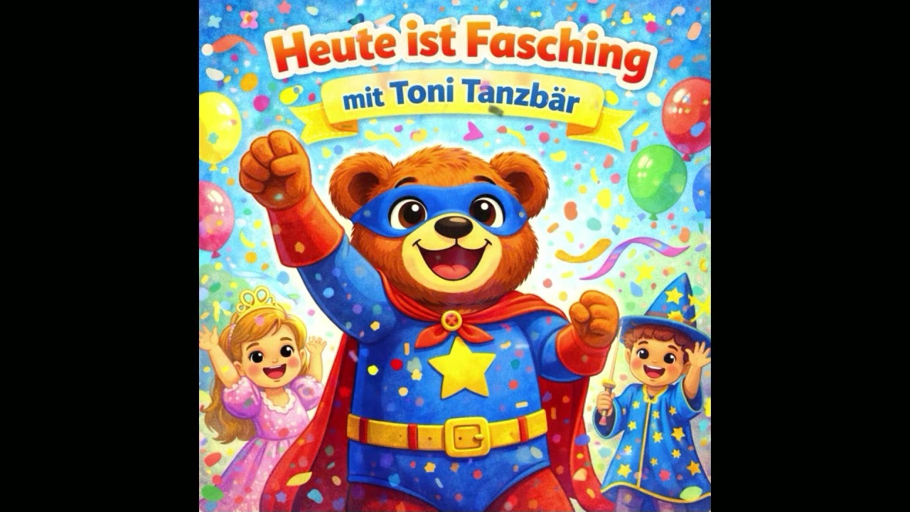 🎉Heute ist Fasching -  🐻Toni Tanzbär