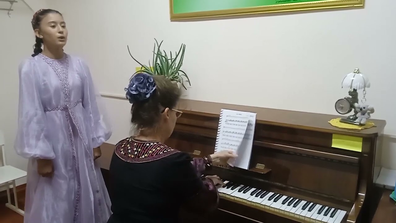 "Ave, Maria" И.С.Бах&Ш.Гуно. исп. Сельби Джураева, Ольга Саликова, Лебап, Туркменистан