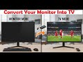 TV on Monitor Setup Tutorial | Watch TV Without Computer