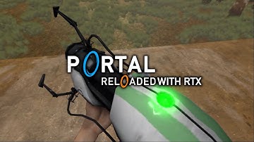 Chell Touches Grass?! (Portal Mod w/ RTX)