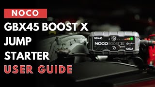 NOCO GBX45 Boost X Car Battery Jump Starter User Guide | Installation & Setup