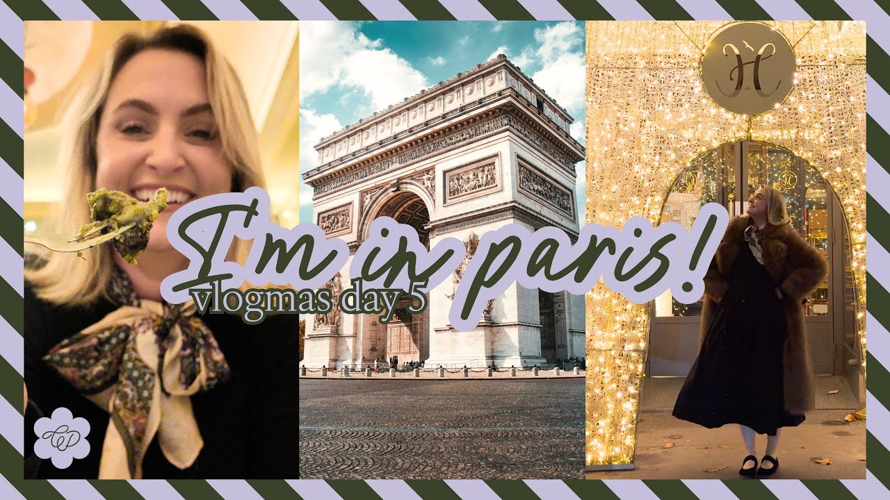 Исследуем Париж и пробуем улиток?! Vlogmas, день 5 ❤️ — Кэролайн x