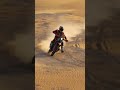 Dirt biking in the dunes at the Dakar: FLAT OUT ✊ #dakar2023 #shorts
