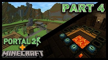 Minecraft in Portal 2 part 4 The Village (2 of 2)