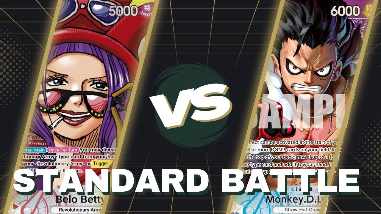 [OP12] OP05 Belo Betty vs OP11 Luffy | Standard Battle | One Piece Trading Card Game