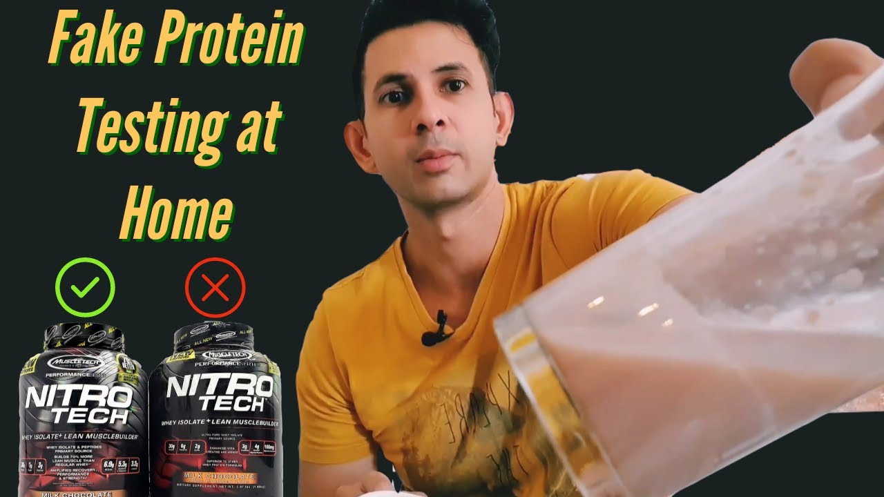 How To Check Fake Protein At Home