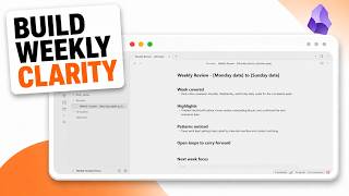 How to Do a Weekly Review in Obsidian (Reflective Review Ritual)
