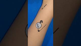 DIY PIN DAD TATTOO #new #tattoo #shorts #viral #2k26 #trending #amazing #art