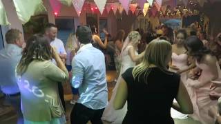 Just Married Mr And Mrs Moon At The Sandbar With Soundone Disco  Cornwall Wedding Dj