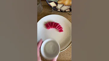 Сашими из филе тунца