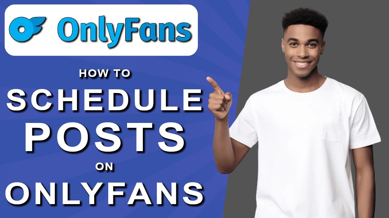 How to schedule posts on onlyfans (2024) - YouTube