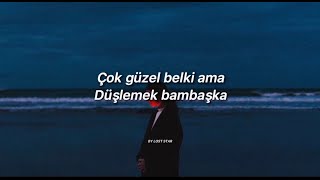 Video thumbnail of "Ufuk Beydemir || Ay Tenli Kadın - Sözleri (Lyrics)"