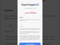 xiaomi hyper os new update is out #xiaomi #hyperos #android #update #reels #news #miui #miuiupdates