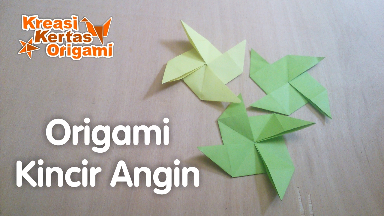  Cara  Membuat  Origami  Kincir Angin dari Kertas Mudah YouTube