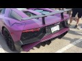 Lamborghini Aventador SV Cold Start Exhaust