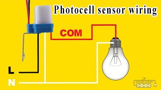 photocell sensor wiring practical video Resimi