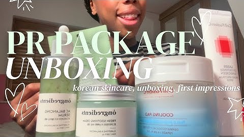 PR PACKAGE UNBOXING! 🎀💌🧸 | KBEAUTY PR HAUL, first impressions, haul, unboxing! 🍵