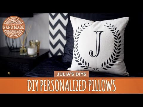 Video: DIY Personalized Pillows - 3 Ways! - HGTV Handmade