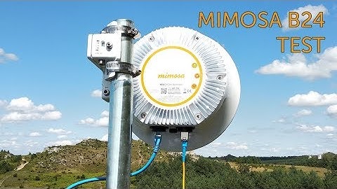 Mimosa B24 test PL | Radioline | 24 GHz **SUBTITLES AVAILABLE**