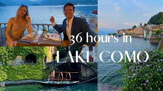 How to Spend 36 Hours in Lake Como | Bellagio, Sunset Dinner, Private Boat Ride, Filming Locations