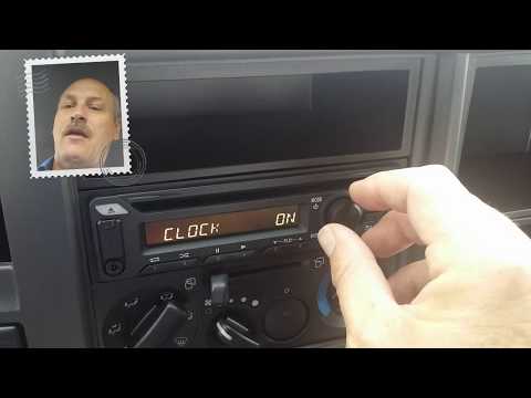 Isuzu FTR Radio Set Clock - How to demonstration on operating the radio - Michael Olden of Lee-Smith