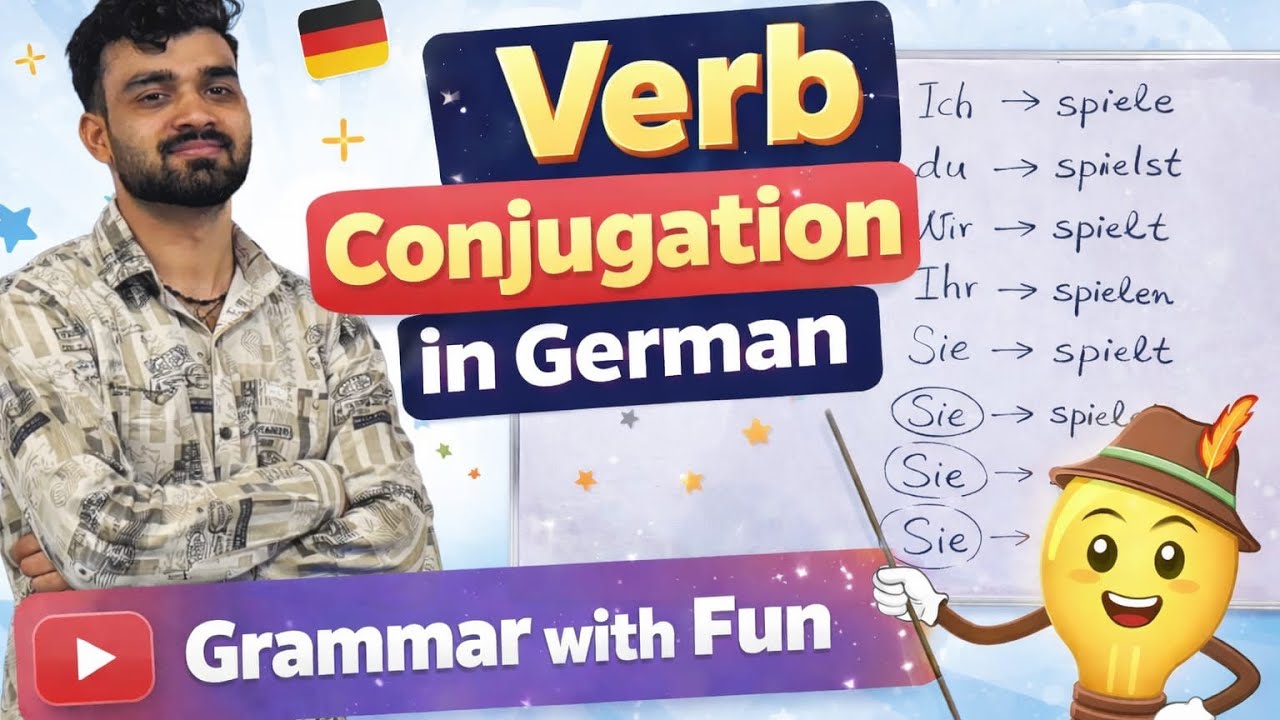 Verb Conjugation in German /Basic sentence structure