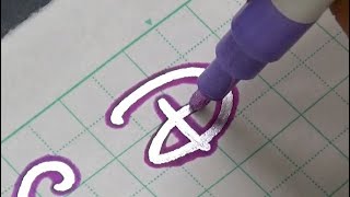 How to write Disney font with amazing pen | English alphabet handwriting