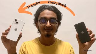 HOW TO TRANSFER DATA EVERYTHING FROM YOUR OLD IPHONE TO NEW IPHONE: easiest method 4K | @AnfasAhamed