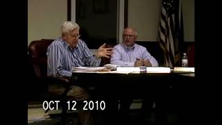 Chazy Town Board Meeting  10-12-10