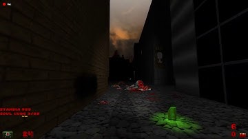 DOOM II - MAP13 - Downtown - [Brutal Doom: Black Edition 3.1d Final - Skill: Imminent Doom!]