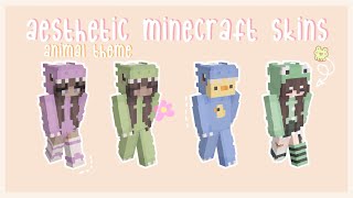 aesthetic minecraft animal themed skins 🐣🍇✨ w/ download links screenshot 1