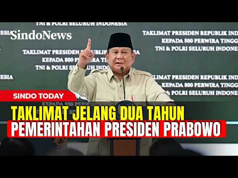 Taklimat Presiden Prabowo untuk 800 Perwira TNI-Polri | Sindo Today | 0810 | Part 2
