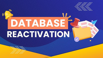 How to Setup Database Reactivation