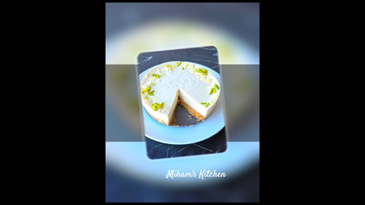 Baked Yogurt Cheesecake Delight 🍰 So Creamy & Easy😋 