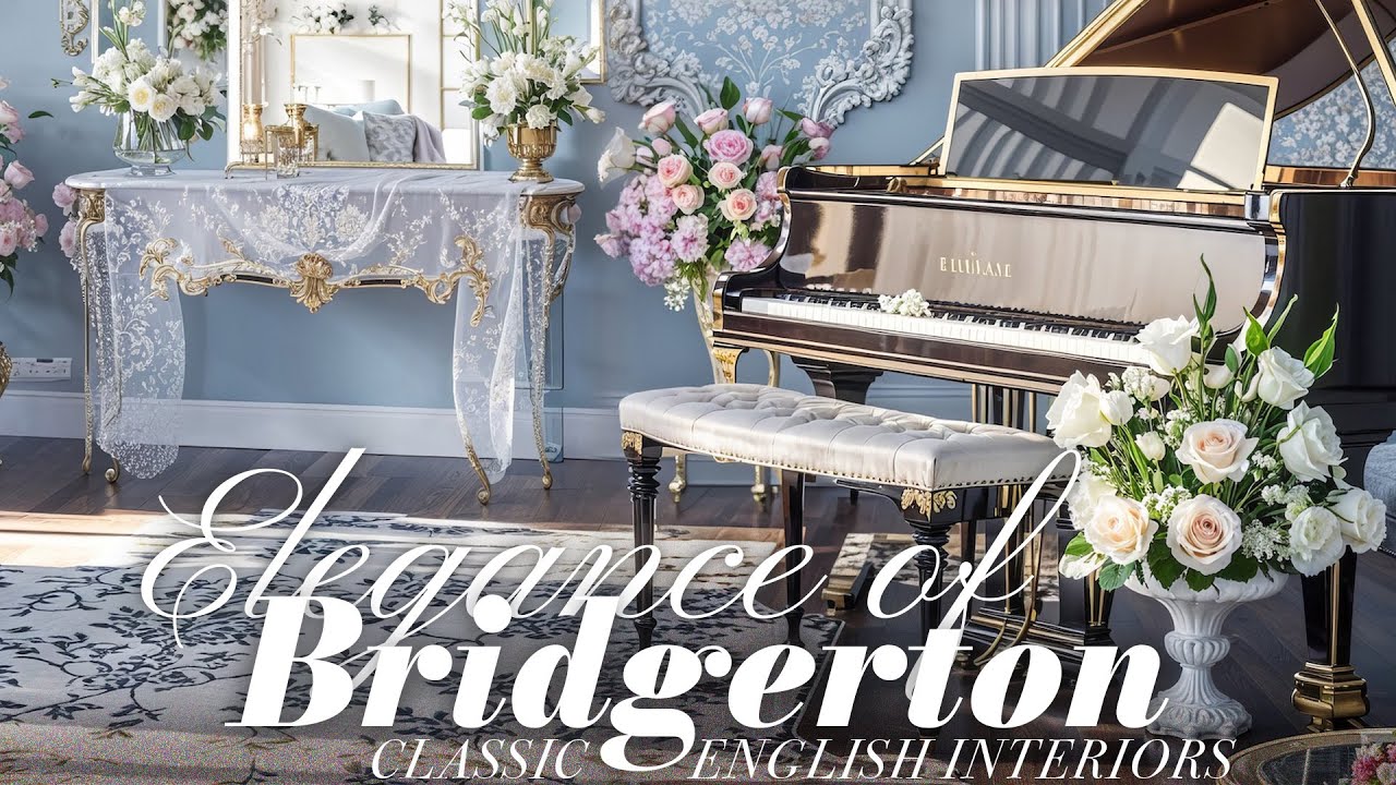 Bridgerton Elegance: станьте свидетелем возрождения классических английских интерьеров 🏰✨
