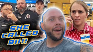 Cops called on me at Walmart