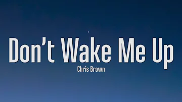 Chris Brown - Don't Wake Me Up (Lyrics)