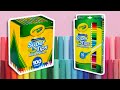 Crayola Supertips de 100 y 50 ¿Son los mismos colores?